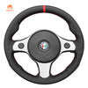 MEWAN Genuine Leather Car Steering Wheel Cove for Alfa Romeo 159 TI