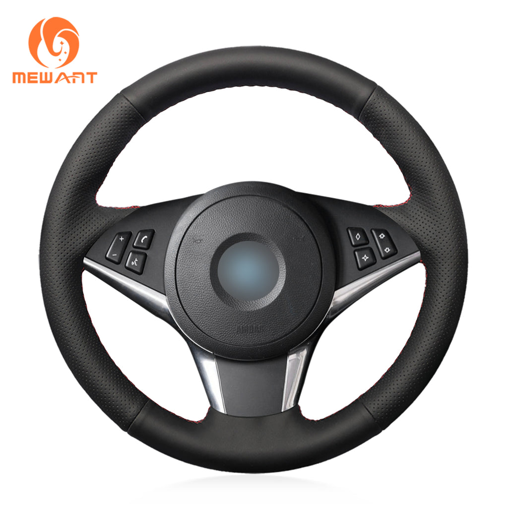 MEWANT Steering Wheel Cover for BMW 5&6 Series E60 E61 E63 E64 2003-2010