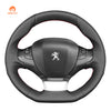 MEWANT-Protector para volante de coche, cosido a mano, para Peugeot 308 2013-2021 / 308 SW 2014-2021