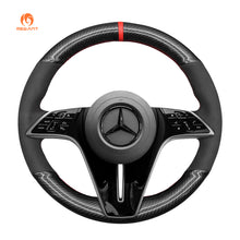 Load image into Gallery viewer, Car Steering Wheel Cover for Mercedes-Benz CLS-Class (C257) 2022-2023 / CLS-Class AMG-Line 2021-2023 / E-Class (W213) 2020-2023 / EQS (V297) 2021-2023
