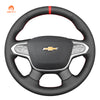 MEWANT-Protector para volante de coche, cosido a mano, para Chevrolet (Chevy) Colorado/Traverse