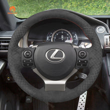 Bild in den Galerie-Viewer laden, Car steering wheel cover for Lexus IS 200t 250 300 350 F Sport 2014-2021 / RC 2015-2021 / CT 200h 2014-2017 / NX 2015-2021
