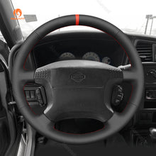 Carica l&#39;immagine nel visualizzatore di Gallery, Car Steering Wheel Cover for Nissan Patrol 1997-2004/Patrol GR V y61 Wagon 1997-2005
