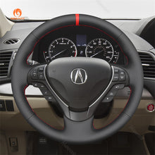 Load image into Gallery viewer, MEWAN Genuine Leather Car Steering Wheel Cove for Acura RDX / TL / ILX
