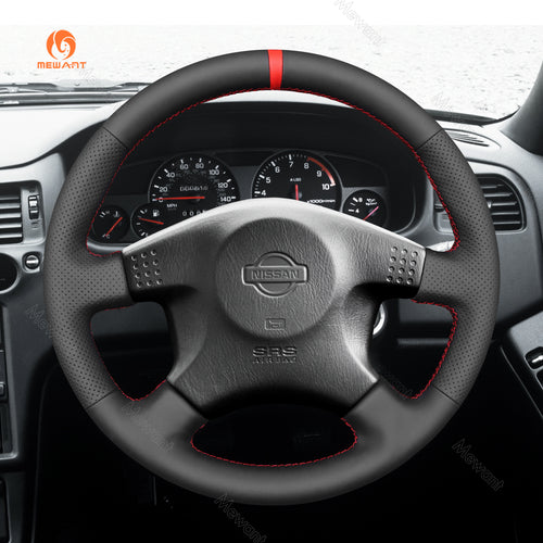 Car steering wheel cover for Nissan Skyline ECR33 R33 GTR 1995-1998