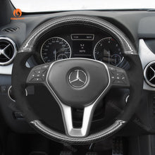 Charger l&#39;image dans la galerie, Car Steering Wheel Cover for Mercedes Benz W246 W204 C117 C218 W212 X156 X204
