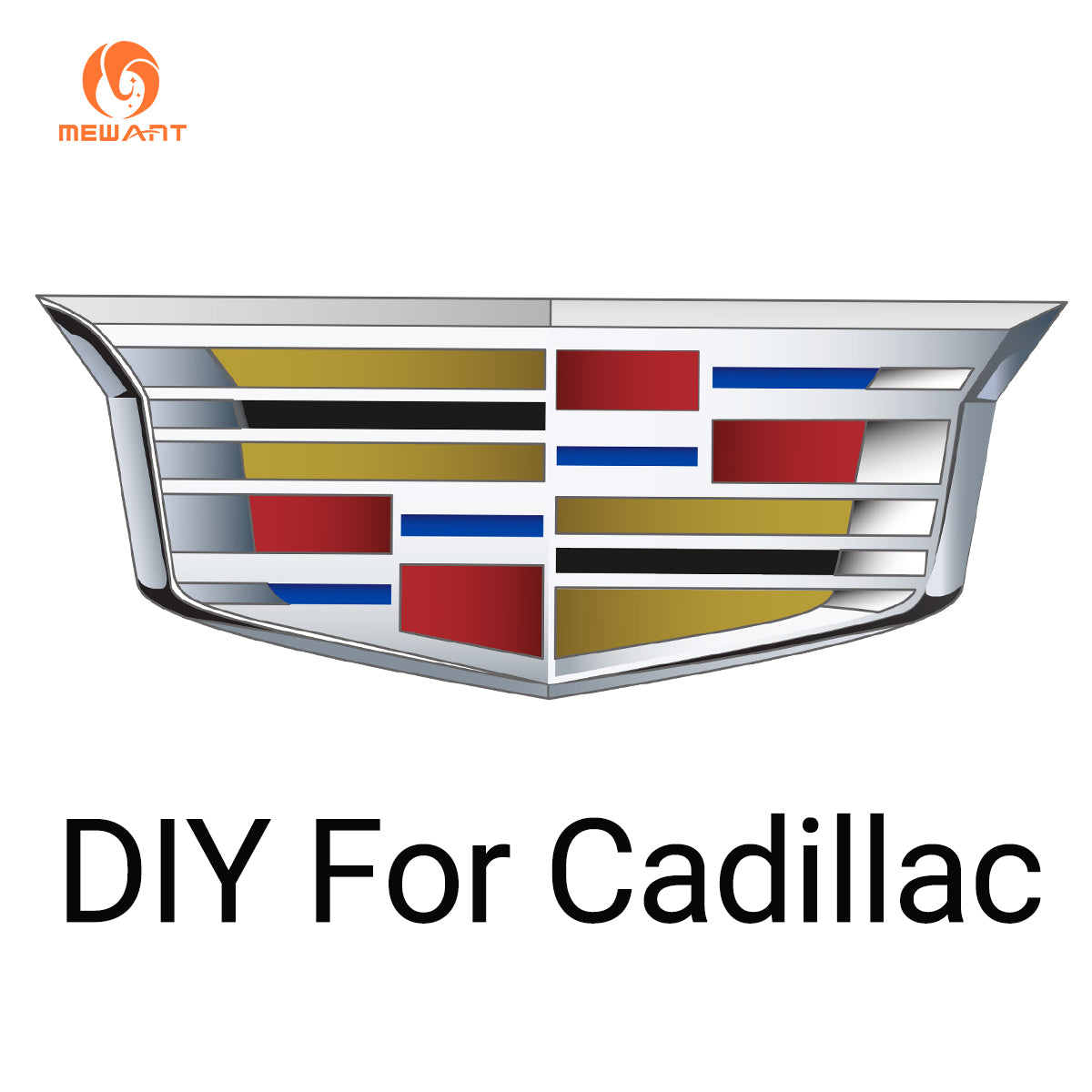 Mewant Mesh Alcantara DIY Customize Style-Für Cadillac-Serie