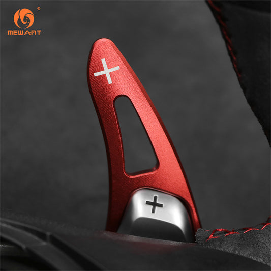 Mewant Aluminum Alloy Carbon Fiber Steering Wheel Shift Paddle for Kia Stinger