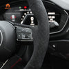 Car steering wheel cover for Audi