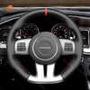 MEWANT Hand Stitch Car Steering Wheel Cover for Dodge Challenger (SRT) Charger (SRT) / for Jeep Grand Cherokee (SRT)