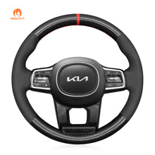 Load image into Gallery viewer, MEWAN Genuine Leather Car Steering Wheel Cove for Kia Solando MQ4/ Telluride
