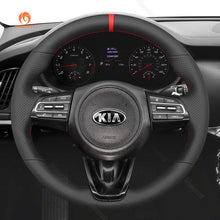 Charger l&#39;image dans la visionneuse de galerie, MEWANT Hand Stitch Car Steering Wheel Cover for Kia Stinger (GT) 2018-2021
