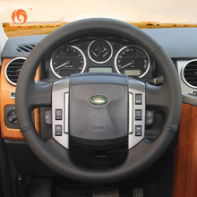 Charger l&#39;image dans la galerie, MEWANT Leather Suede Car Steering Wheel Cover for Land Rover Range Rover Sport I(L320)/ LR3 (L319)/ LR2 (L359)/ Freelander 2 II(L359)/ Discovery (Discovery 3) II(L319)
