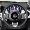 Car Steering Wheel Cover for Fiat 500 2015-2021 / 500C 2016-2021