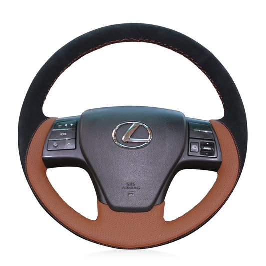 MEWANNT Hand Stitch Car Steering Wheel Cover for Lexus RX350 2009/for Lexus RX270 2011
