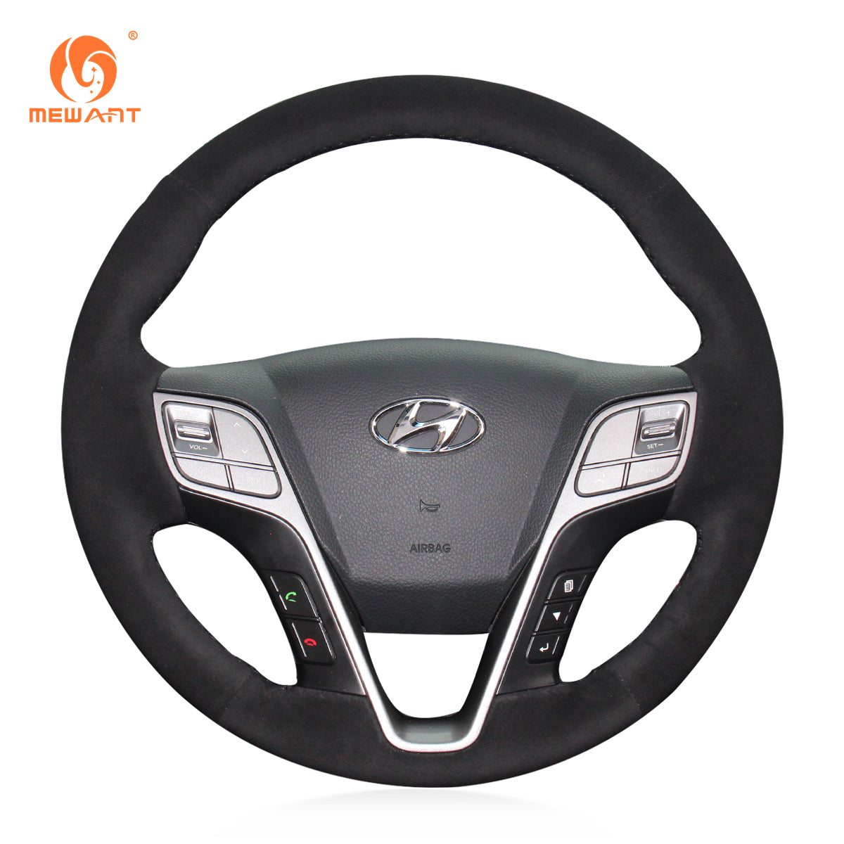 Car Steering Wheel Cove for Hyundai Santa Fe (Sport) 2013-2018 / Santa Fe XL 2019 / Grand Santa Fe 2013-2018 / H350 2015-2019