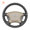 Car Steering Wheel Cover for Nissan Patrol Y61 1997-2014/Nissan Maxima 2000-2003