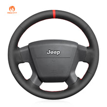 Load image into Gallery viewer, MEWAN Genuine Leather Car Steering Wheel Cove for Jeep Compass I(MK49) / Patriot
