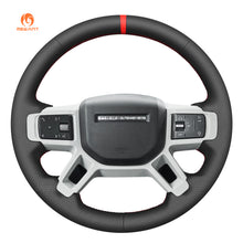 Cargue la imagen en el visor de la Galería, MEWANT Leather Car Steering Wheel Cover for Land Rover Defender Discovery
