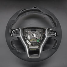Cargue la imagen en el visor de la Galería, MEWANT Black Leather Suede Car Steering Wheel Cover for LDV T60 2017-2020
