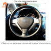 Car Steering Wheel Cover For Honda Fit 2007-2008 / Honda Jazz 2005-2008
