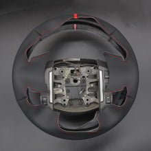 Cargue la imagen en el visor de la Galería, MEWANT Black Leather Suede Car Steering Wheel Cover for for Land Rover LR2 (L359) / Freelander 2 II(L359)
