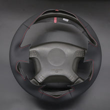 Cargue la imagen en el visor de la Galería, MEWANT Black Leather Suede Car Steering Wheel Cover for Nissan Stagea
