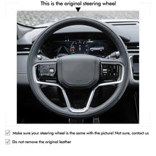 Cargue la imagen en el visor de la Galería, Car Steering Wheel CoverLand Rover Range Rover Sport III(L461) 2022-2024 / Discovery Sport (L550) 2021-2024 / Range Rover Evoque II(L551) 2020-2024 / Range Rover Velar (L560) 2021-2024
