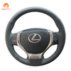 Cubierta para volante de coche de cuero genuino MEWAN para LexusES250 /ES300h /GS250 /GS300h /RX270 /RX350