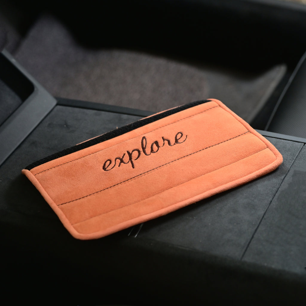 Premium Suede Seat Belt Pads