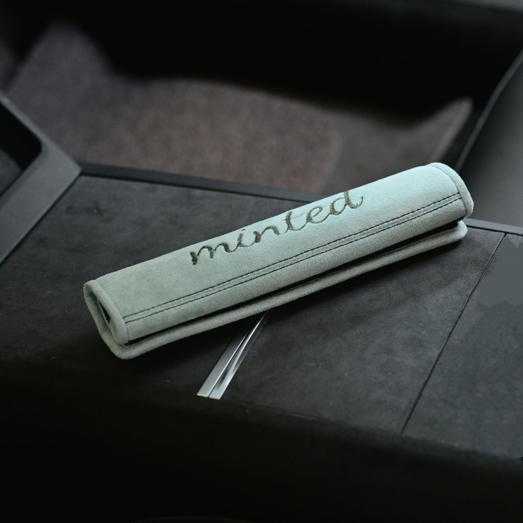 Premium Suede Seat Belt Pads