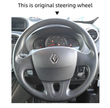 Load image into Gallery viewer, MEWANT Car Steering Wheel Cover for Renault Megane 3/ Scenic 3 (Grand Scenic)/ Kangoo 2/ Kangoo Maxi
