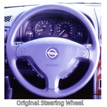 Load image into Gallery viewer, MEWANT Alcantara Car Steering Wheel Cover for Opel Astra (G) / Corsa (B) / Zafira (A) / Agila (A) / Combo (B) / Tigra (A)

