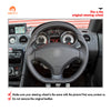 Car steering wheel cover for Peugeot RCZ 2010-2015