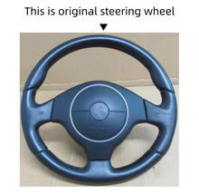 Cargue la imagen en el visor de la Galería, MEWAN Genuine Leather Car Steering Wheel Cove for Lamborghini Murcielago
