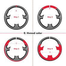 Cargue la imagen en el visor de la Galería, MEWAN Genuine Leather Car Steering Wheel Cove for Toyota LandCruiser 80 Series

