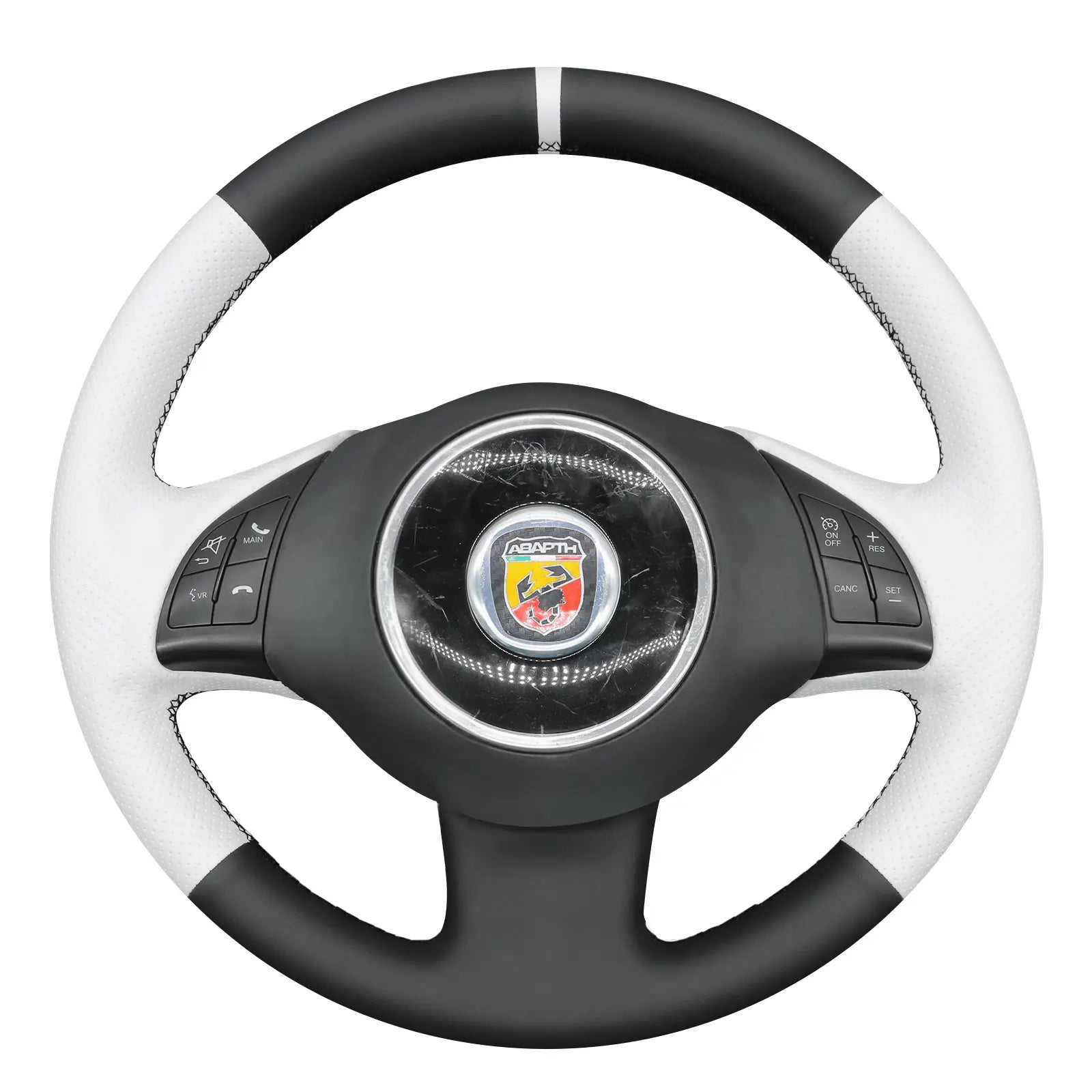 MEWANT Steering Wheel Cover for Fiat 500 500e 500C 2007-2018