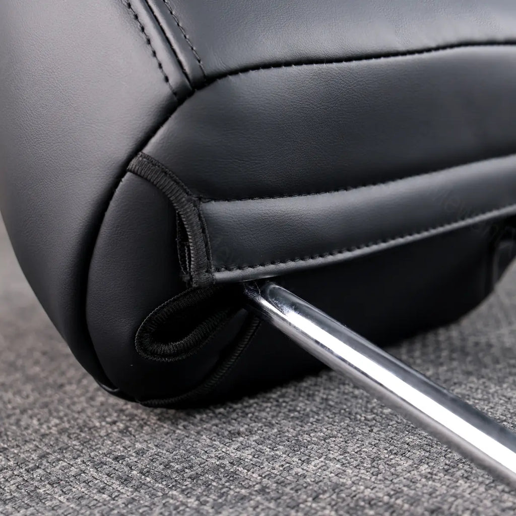 Transform your daily commute. Mewant premium leather car headrest covers with charming pet embroidery protect your seats and add a luxurious, personal touch, Fit for Toyota Camry Avalon Highlander 2018-2025