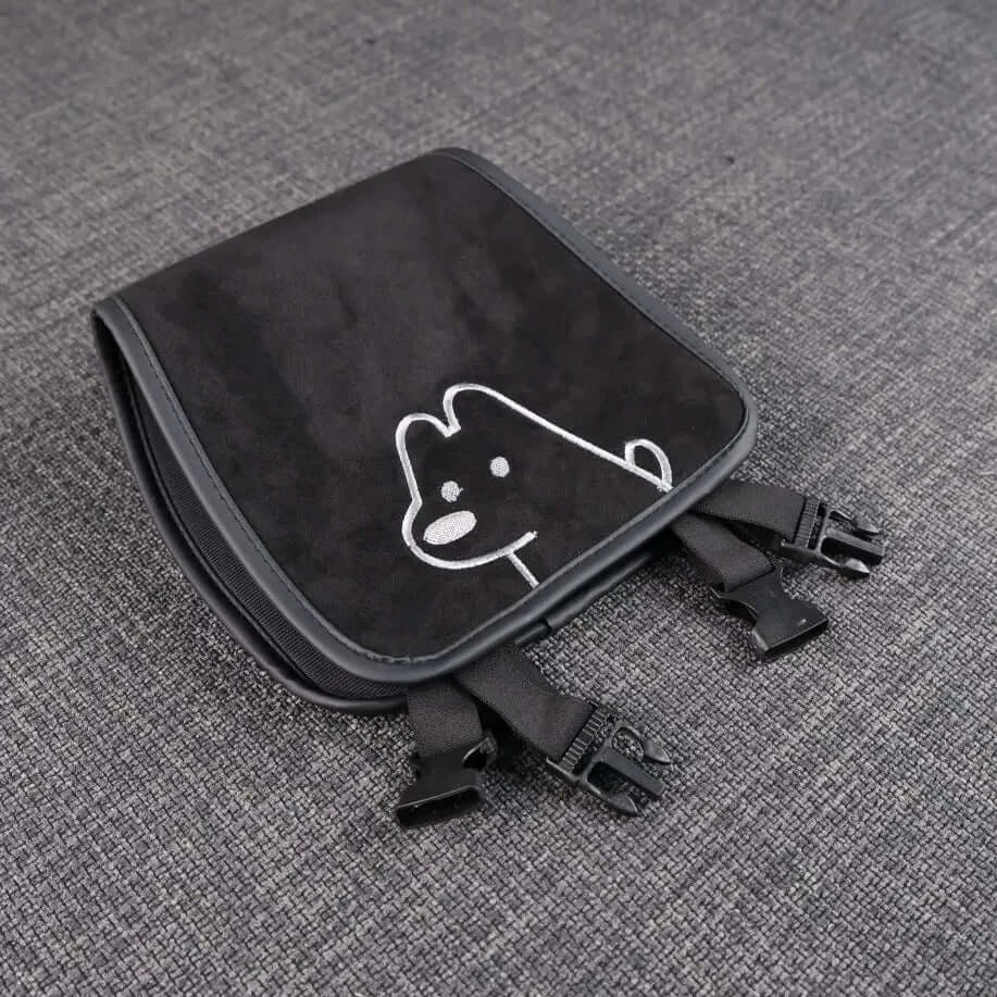 Back side fastening design of Tesla Model 3 Model Y headrest cover