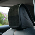 Mewant Universal Premium Suede Car Headrest Cover with Charming Pet Embroidery