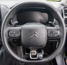 Cargue la imagen en el visor de la Galería, MEWANT Black Leather Suede Car Steering Wheel Cover for C5 Aircross
