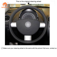 Cargue la imagen en el visor de la Galería, MEWAN Genuine Leather Car Steering Wheel Cove for for Volkswagen VW Beetle
