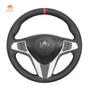 MEWANT Genuine Leather Car Steering Wheel Cove for Acura RDX 2007 - 2008 - Alcantara, Leather, Carbon Fiber, Easy Install, Non - Slip, Best Steering Wheel Cover