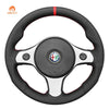 MEWAN Genuine Leather Car Steering Wheel Cove for Alfa Romeo 159 TI - Mewant Cover