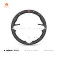 MEWANT Genuine Leather Car Steering Wheel Cove for BMW X1 E84 / 1 Series E81 E82 E87 E88 - Alcantara, Leather, Carbon Fiber, Easy Install, Non - Slip, Best Steering Wheel Cover