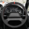 MEWAN Genuine Leather Car Steering Wheel Cove for Land Rover Defender - Mewant Cover