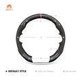 MEWANT Genuine Leather Car Steering Wheel Cove for Opel Corsa OPC - Alcantara, Leather, Carbon Fiber, Easy Install, Non - Slip, Best Steering Wheel Cover