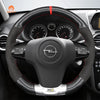 MEWAN Genuine Leather Car Steering Wheel Cove for Opel Corsa OPC - Mewant Cover