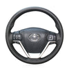 MEWAN Genuine Leather Car Steering Wheel Cove for Toyota Highlander/ Sienna - Mewant Cover