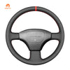 MEWAN Genuine Leather Car Steering Wheel Cove for Toyota LandCruiser 80 Series - Mewant Cover